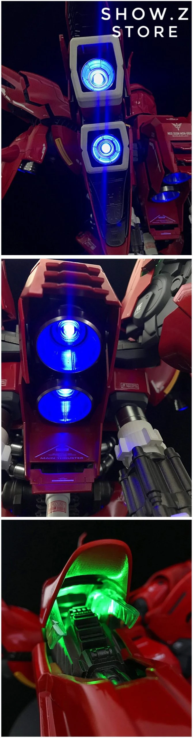 BSC Yihui YH Model 1/35 MSN-06S MNS06S SINANJU New Zeon Customized Gundam Bust Model Kit 11 BSC Yihui YH Model 1/35 MSN-06S MNS06S SINANJU New Zeon Customized Gundam Bust Model Kit - Image 9