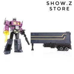 DX9 X34P Dutch Phonas Optimus Prime Shattered Glass SG W/ Trailer Purple Version