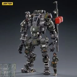 JoyToy Source 1/24 H07 Steel Bone Firepower Mecha Olive Version W/ Pilot