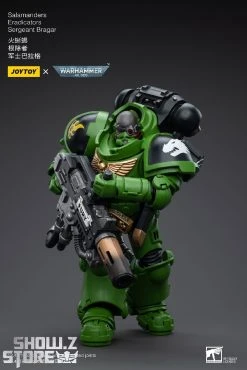 JoyToy Source 1/18 Warhammer 40K Salamanders Eradicators Sergeant Bragar -model store 0512332a30