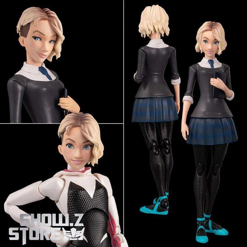 Sentinel Toys SV-ACTION Spider-Man: Into The Spider-Verse Spider-Gwen & Spider-Ham 8 Sentinel Toys SV-ACTION Spider-Man: Into The Spider-Verse Spider-Gwen & Spider-Ham - Image 6