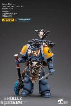 JoyToy Source 1/18 Warhammer 40K Space Wolves Claw Pack Brother Olaf -model store 06e1243b16