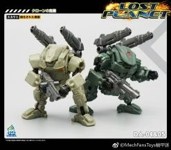MechFansToys Lost Planet Powered-suit DA04 Desert & DA05 Green Diaclone -model store 07e3474660