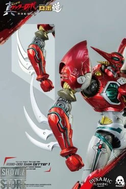 Threezero Studio Getter Robo Shin Getter 1 Metallic Version -model store 0884620602