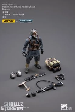 JoyToy Source 1/18 Warhammer 40K Death Korps Of Krieg Veteran Squad Sergeant -model store 095f712678