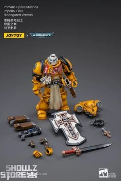 JoyToy Source 1/18 Warhammer 40K Imperial Fists Bladeguard Veteran -model store 098f27c457