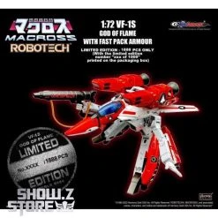 KitzConcept 1/72 Macross VF-1S God Of Flame W/ Fast Pack Armor Limited Edition 11 KitzConcept 1/72 Macross VF-1S God Of Flame W/ Fast Pack Armor Limited Edition -model store 0ae1f21d22