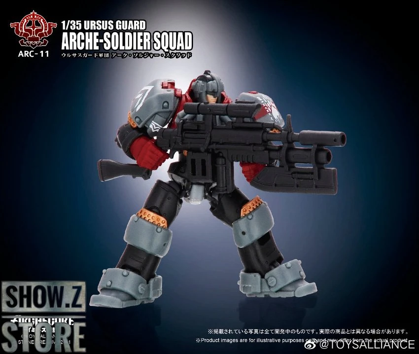 Toys Alliance ARC-11 Ursus Guard Arche-Soldier Squad Set Of 3 6 Toys Alliance ARC-11 Ursus Guard Arche-Soldier Squad Set Of 3 - Image 4