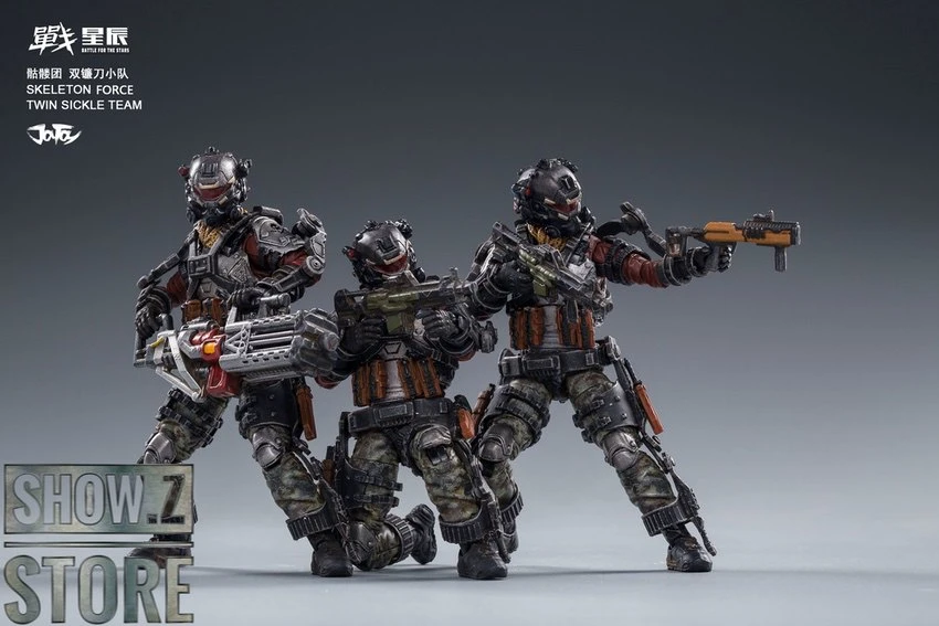 JoyToy Source 1/18 War Stars Skeleton Forces Double Sickle Squad & Helan Set Of 4 9 JoyToy Source 1/18 War Stars Skeleton Forces Double Sickle Squad & Helan Set Of 4 - Image 7