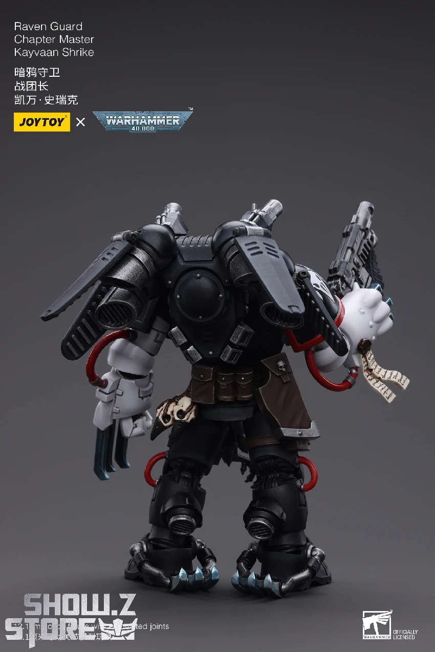 JoyToy Source 1/18 Warhammer 40K Raven Guard Chapter Master Kayvaan Shrike 10 JoyToy Source 1/18 Warhammer 40K Raven Guard Chapter Master Kayvaan Shrike - Image 8
