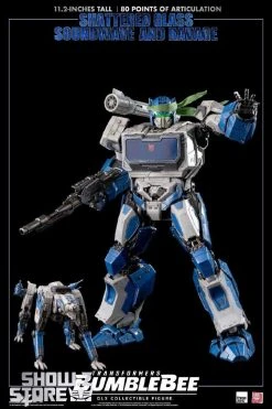 ThreeZero & Hasbro 3Z0160-EX 3Z04121W0 DLX Shattered Glass Soundwave & Ravage W/ LED -model store 0cc9ff9c57