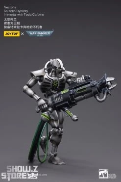JoyToy Source 1/18 Warhammer 40K Necrons Sautekh Dynasty Immortal With Tesla Carbine -model store 0d886fdaa7