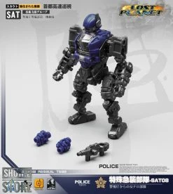 MechFansToys Mech Soul SAT-07 & SAT-08 Police & Police Rev Set Of 2 -model store 0e12793bd8