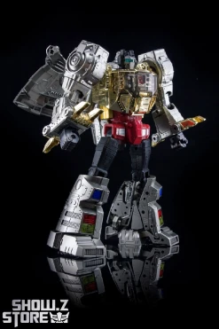 4th Party MP-08 King Grimlock Reximus Prime Oversized Stainless Steel Color Version -model store 0e5a850cea