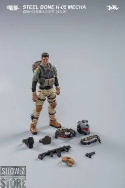 JoyToy Source 1/25 H05 Steel Bone Heavy Firepower Mecha W/ Pilot Gray Version -model store 0f7a9cf39c