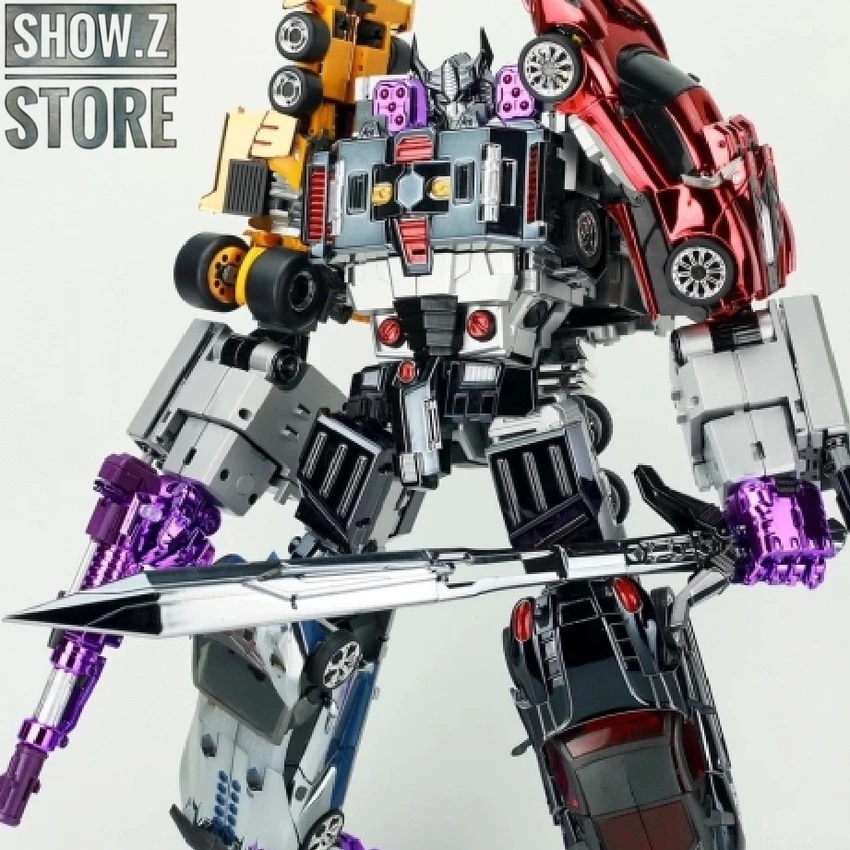 TransFormmission Havoc Menasor Combiner Set Of 5 Chrome Version 4 TransFormmission Havoc Menasor Combiner Set Of 5 Chrome Version - Image 2