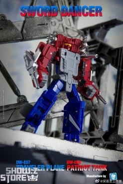 Dr.Wu Sword Dancer Slamdance DW-E07 Traveler Plane Raindance & DW-E08 Patriot Tank Grandslam Set Of 2 Animation Version -model store 105ae54ca0