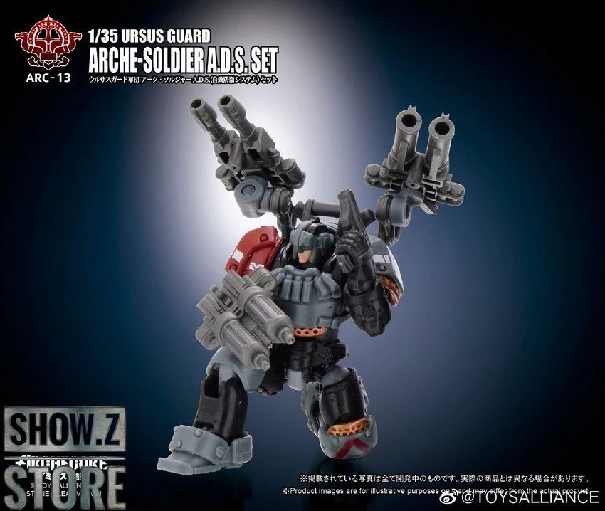 Toys Alliance ARC-13 Ursus Guard Arche-Soldier A.D.S. Set 11 Toys Alliance ARC-13 Ursus Guard Arche-Soldier A.D.S. Set - Image 9