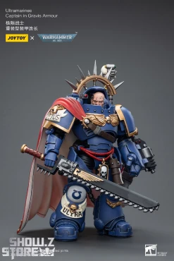 [Coming Soon] JoyToy Source 1/18 Warhammer 40K Ultramarines Captain In Gravis Armour -model store 1161f00784