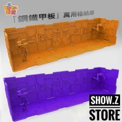 Wild Kids Display Bases 10 Pieces & 2 Robotic Arms & 18 Connector (Orange, Purple) -model store 11962ba498