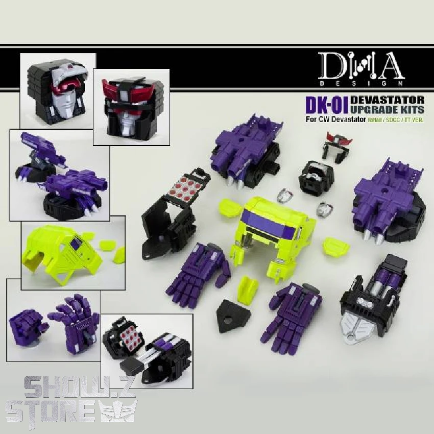 DNA Design DK-01 Upgrade Kits For CW Devastator 3 DNA Design DK-01 Upgrade Kits For CW Devastator