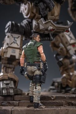 JoyToy Source Acid Rain 1/18 Freeman Machine Armor W/ Pilot Mechas & Soldiers Figure Set Desert Brown Version -model store 1222cfa5b6