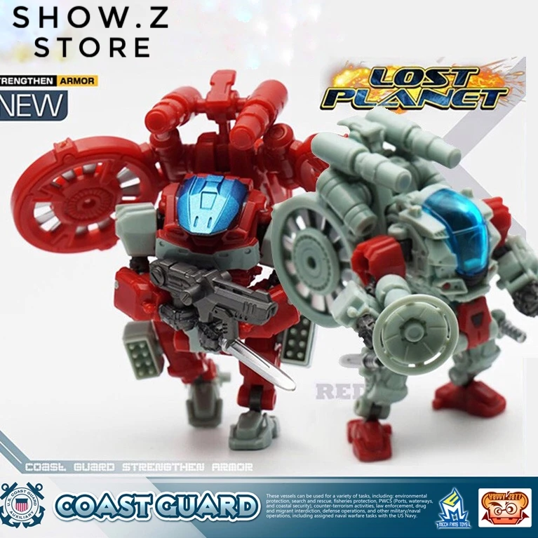 MechFansToys Lost Planet Coast Guard CG01 White Shark & CG02 Red Dragon 3 MechFansToys Lost Planet Coast Guard CG01 White Shark & CG02 Red Dragon