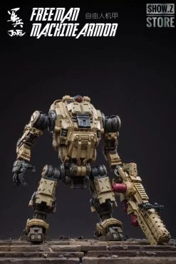 JoyToy Source Acid Rain 1/18 Freeman Machine Armor W/ Pilot Mechas & Soldiers Figure Set Desert Brown Version -model store 14681be426