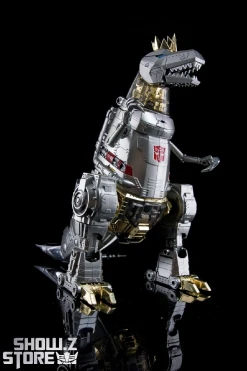 4th Party MP-08 King Grimlock Reximus Prime Oversized Stainless Steel Color Version -model store 14c2b4a415