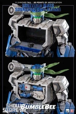 ThreeZero & Hasbro 3Z0160-EX 3Z04121W0 DLX Shattered Glass Soundwave & Ravage W/ LED -model store 15c799efb9