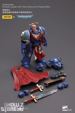 JoyToy Source 1/18 Warhammer 40K Ultramarines Primaris Captain -model store 1691b05e76