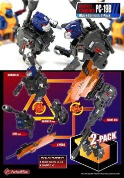 Perfect Effect PE PC-19B Perfect Combiner Black Gorira Upgrade Set 2-Pack -model store 16e0be1c71