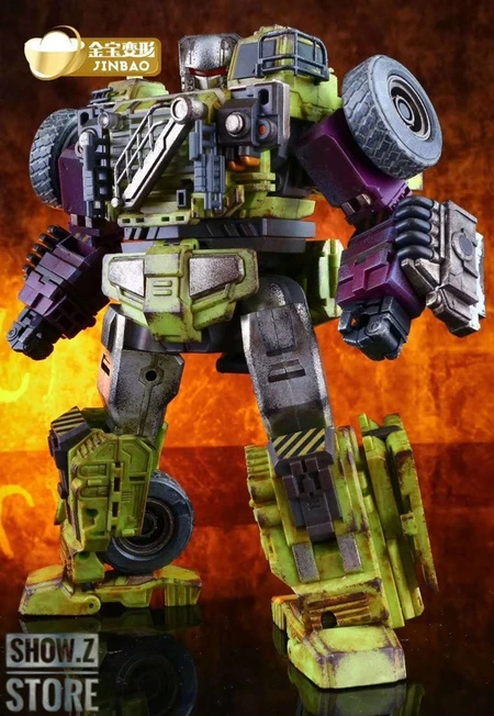 Jinbao Oversized Devastator Battle Damaged Version Full Set Of 6 Gravity Builder 6 Jinbao Oversized Devastator Battle Damaged Version Full Set Of 6 Gravity Builder - Image 4