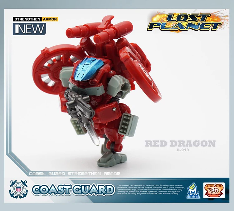 MechFansToys Lost Planet Coast Guard CG01 White Shark & CG02 Red Dragon 11 MechFansToys Lost Planet Coast Guard CG01 White Shark & CG02 Red Dragon - Image 9