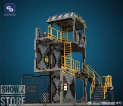 FreshRetro 1/18 1/24 SIB02 Scene In Box Guard Tower Model Kit -model store 173830678e