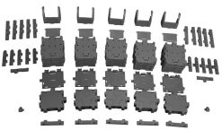 X2Toys BG-C Background Display Bases Grey Color -model store 176ca9d181