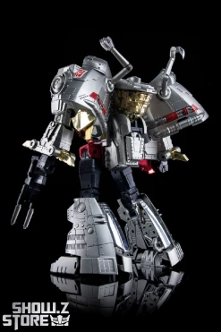 4th Party MP-08 King Grimlock Reximus Prime Oversized Stainless Steel Color Version -model store 178eac0b3d