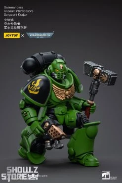 JoyToy Source 1/18 Warhammer 40K Salamanders Assault Intercessors Sergeant Krajax -model store 17efe81723