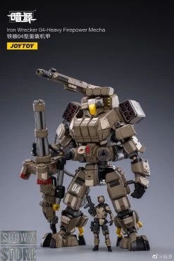 JoyToy Source 1/24 Iron Wrecker 04 Heavy Firepower Mecha W/ Pilot -model store 1a11b86230