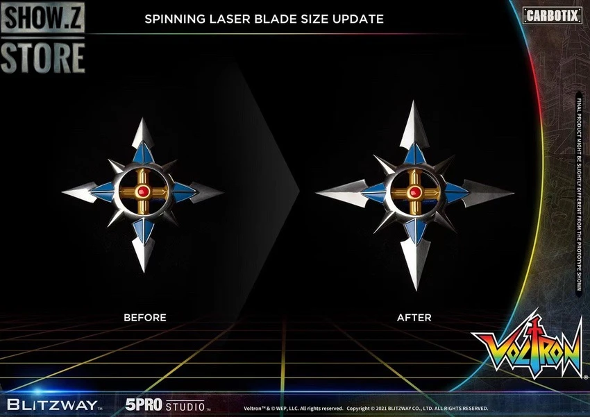 Blitzway X 5PRO Studio Voltron Beast King Golion 5 Blitzway X 5PRO Studio Voltron Beast King Golion - Image 3