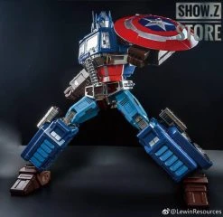 Lewin Resources LW-01A Optimus Prime Captain America Style Oversized 71cm W/ LED -model store 1a74441291