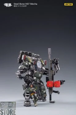 JoyToy Source 1/24 H07 Steel Bone Firepower Mecha Olive Version W/ Pilot -model store 1b07b9d683