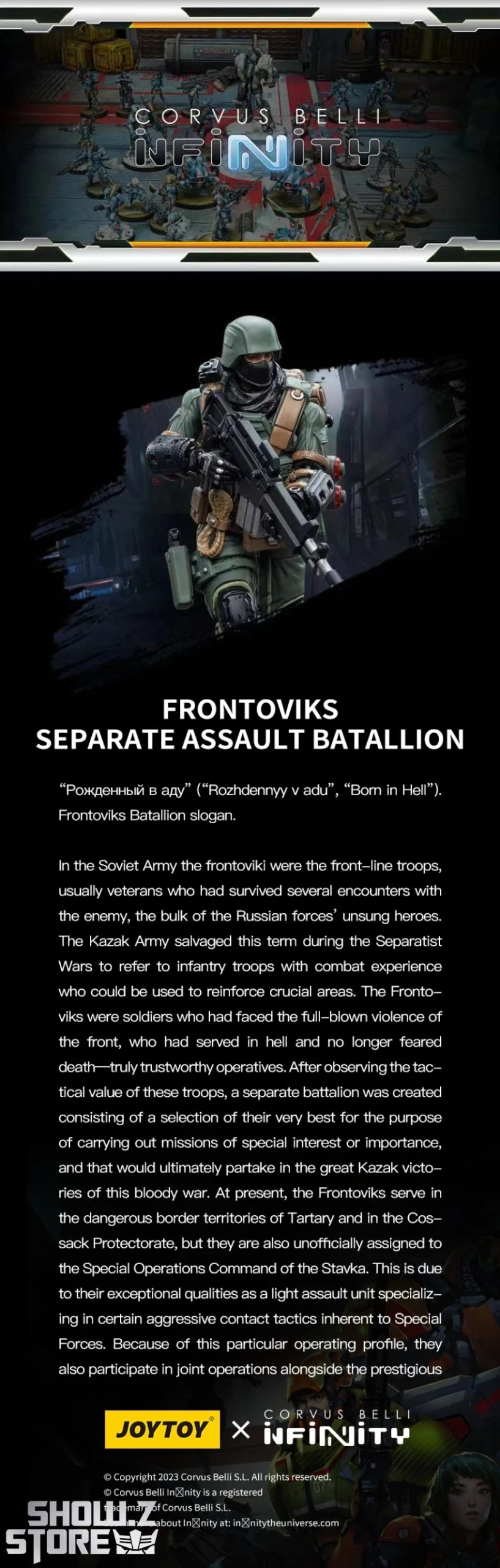 JoyToy & Infinity 1/18 Ariadna Frontviks Separate Assault Batallion 12 JoyToy & Infinity 1/18 Ariadna Frontviks Separate Assault Batallion - Image 10