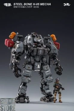 JoyToy Source 1/25 H05 Steel Bone Heavy Firepower Mecha W/ Pilot Gray Version -model store 1f5352a2c2