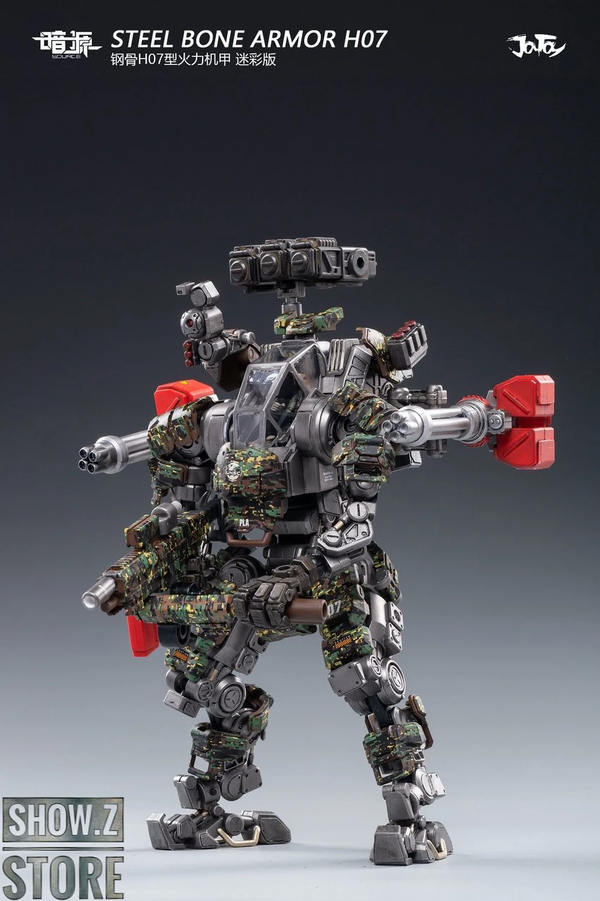 JoyToy Source 1/25 H07 Steel Bone Attack Mecha Jungle Camouflage W/ Pilot 14 JoyToy Source 1/25 H07 Steel Bone Attack Mecha Jungle Camouflage W/ Pilot - Image 12