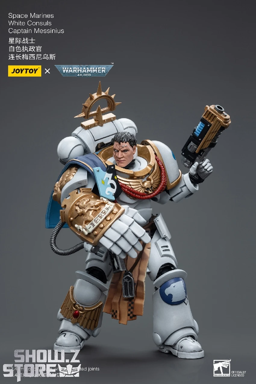 JoyToy Source 1/18 Warhammer 40K Space Marines White Consuls Captain Messinius 7 JoyToy Source 1/18 Warhammer 40K Space Marines White Consuls Captain Messinius - Image 5