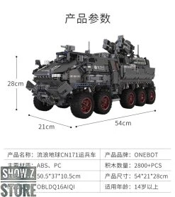 Onebot The Wandering Earth CN171-11 Troop Carrier -model store 212aea82a2