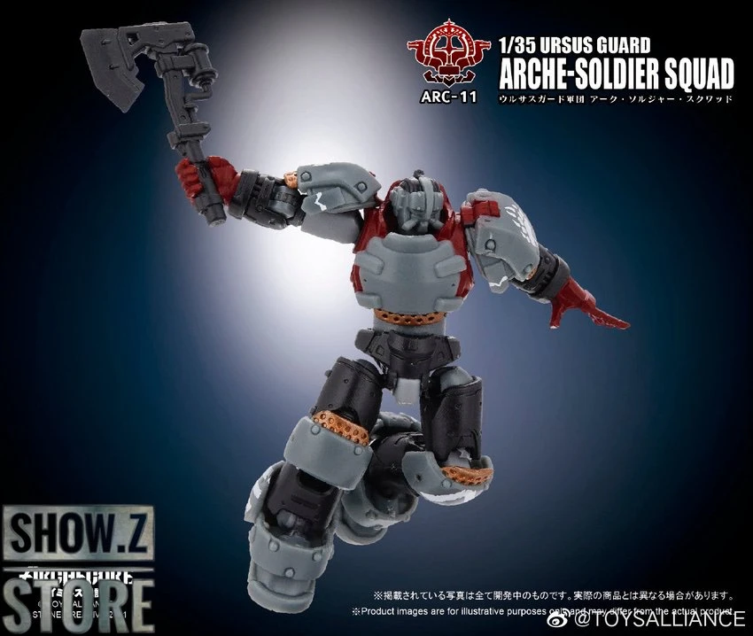 Toys Alliance ARC-11 Ursus Guard Arche-Soldier Squad Set Of 3 9 Toys Alliance ARC-11 Ursus Guard Arche-Soldier Squad Set Of 3 - Image 7