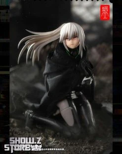 Snail Shell Black Tactical Hooded Cape For 1/10 & 1/12 Mecha Girl -model store 23ee7dad31