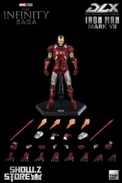 Threezero 1/12 Marvel Studio The Infinity Saga DLX Iron Man Mark 7 -model store 257d3455e5